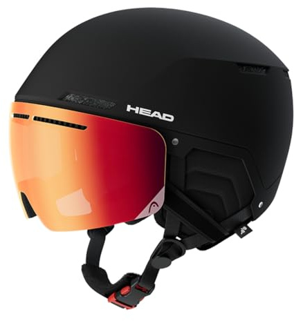 HEAD Unisex vuxen Cinema Pro skid- och snowboardhjälmar, svart, M/L