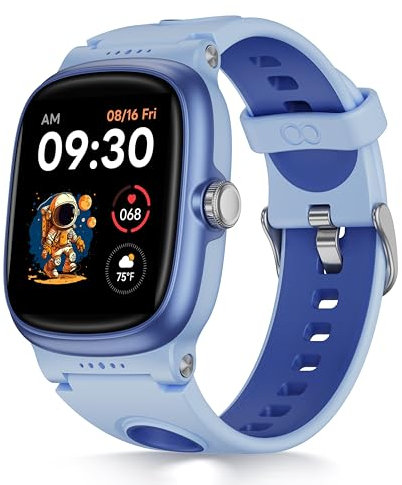 anyloop Kinder Smartwatch für Jungen und Mädchen, Fitness Aktivitäts Tracker Uhr,19 Sportmodi,Herzfrequenz Schlafmonitor,Kindergeschenke für Teenager,Alarm Clock