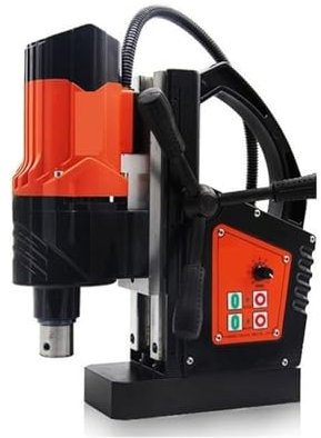 Mini taladro de columna, Taladro Magnético De 800W, Base Magnética Rotativa Eléctrica Industrial, Velocidad Ajustable, Máquina De Taladrar Hacia Adelante Y Hacia Atrás para bricolaje en madera, metal