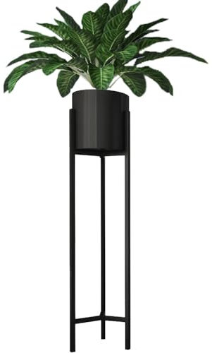 Porte Plante Interieur，étagère d'angleSupport de Plante en métal réglable avec Pot en Option Support de Plante Haut à Assemblage Facile pour Plantes d'intérieur Support d