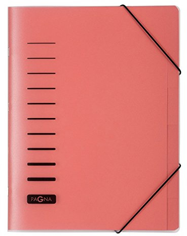 Pagna 40056-01 Ordnungsmappe, 6-teilig, rot