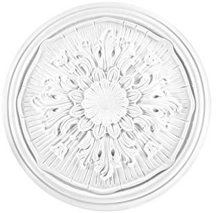 1 Rosetta Pezzo Decorativo Rosone Soffitto Parete Poliuretani Antiurto Ø40cm, R130