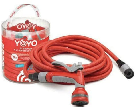 YOYO - TUBO ALLUNGABILE 15MT - ESTENSIBILE IRRIGAZIONE - MADE IN ITALY - BY FITT