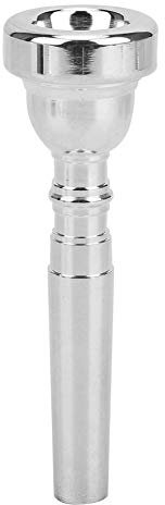 Keenso Trompetenmundstück, 7C Metalltrompetenmundstück für hohen Quasi-Klang und C-Trompete(Silber)