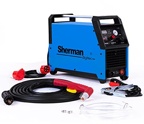 Sherman CUTTER 70 Plasmaschneider 400V 65A, IGBT, 2T 4T, TEST, Cutting bis 23mm Schneidleistung, HF Anwendung, Plasma Cutter, Plasma Cut, Plasmaschneidgerät TRAFIMET A81/6m