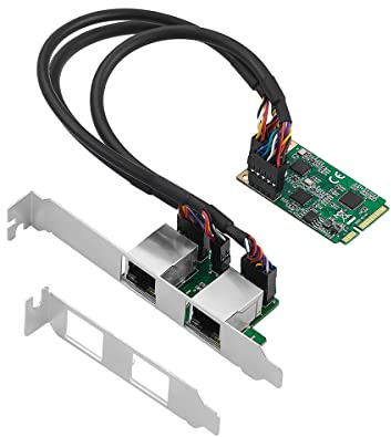 Allowish Carte réseau 2,5 G Mini PCIe vers RJ45 2500 Mbps Lan pour Chipset Realtek 8125B