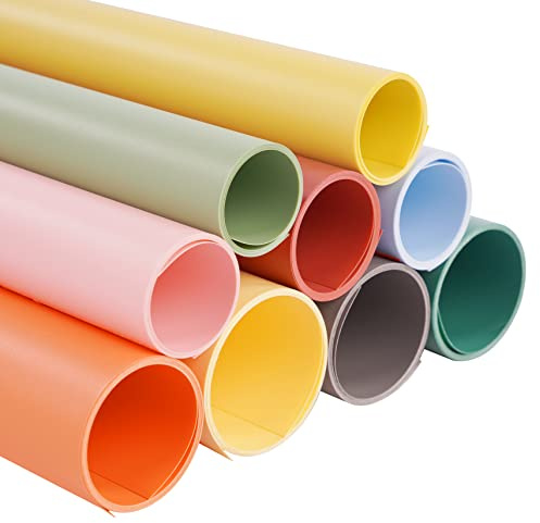 Selens PVC Hintergrund Fotografie 100 x 150 cm Hintergründe Fotohintergrund | 9 Farbe Wasserdicht Essen Photography Background, für Fotostudio Produkt Portrait Kosmetik Foto Flat Lay Tischplatte Video