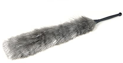 Homéa, Spolverino elettrostatico, manico in plastica, L55 cm, antracite