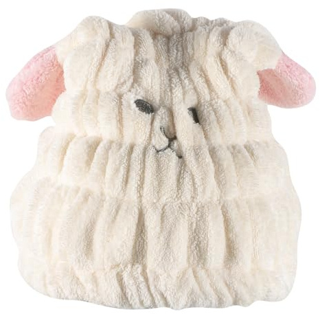 Healeved 2stücke Haarturban Für Schnelles Trocknen Tiermotiv Saugfähige Haarkappe Für Hotel Reisen Bad Und Make-up Hautfreundliches Material Für Damen Und Mädchen