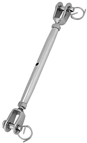 ❥❥Marine Stainless Steel Rigging Screw Closed Body Jaw Turnbuckle M8 for Boat Yacht – Premium Quality Fasteners for Adjusting Tension on Ropes Cables and Lines. (#05)