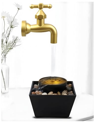 Acquario Fontana da Interno, Fontana Zen da Interno Fontana da Tavolo Rilassante Fontana a Cascata Fontana da Tavolo Ornamenti per Adatto a Casa/negozio/ufficio