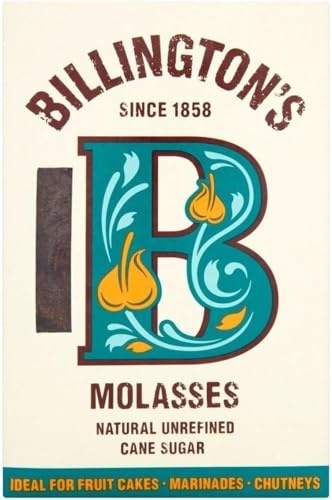 Billington's Natural Molasses Sugar, 500g (Pack of 2) – Rich, Unrefined Sugar for Baking, Cooking