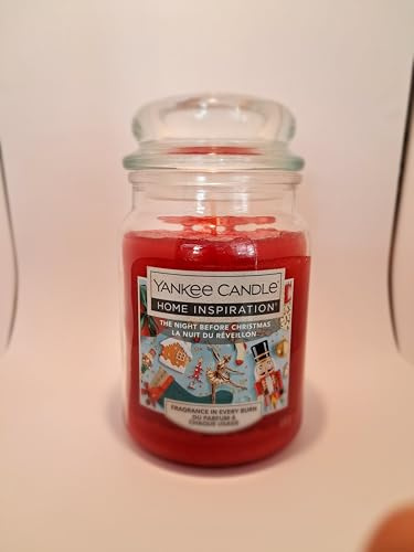 Yankee Candle Home Inspiration, Candela Profumata in Barattolo di Vetro, Collezione Natalizia, 538g