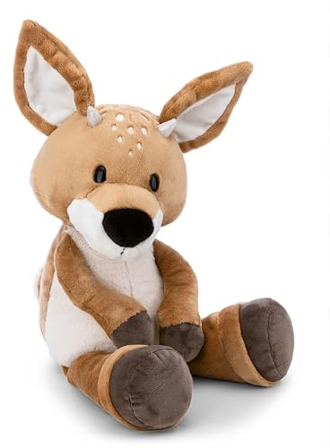 NICI Kuscheltier Rehbock René Roebuck 35cm - braun - Weiches Plüschtier – niedliches Stofftier zum Kuscheln & Spielen – tolle Geschenkidee für Kinder & Erwachsene - 62272