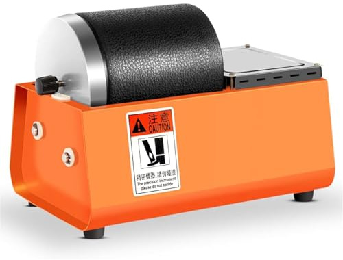 FUYAO Electric Rock Tumbler Kit, Einstellbare Geschwindigkeit Poliermaschine für Steinmünzen, Starke Betriebsleistung, Gleichmäßige Vibration, Geräuscharm