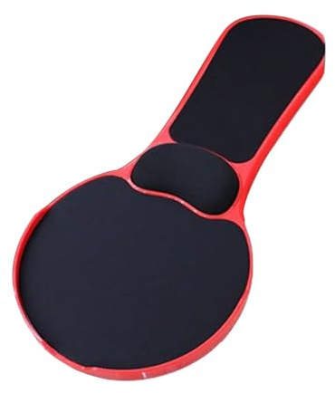 YiNLuax Accoudoir de chaise de bureau avec renfort en métal, design anti-basculement, coussin amovible en mousse à mémoire de forme, coussin de 22 cm de large, tapis de souris ergonomique