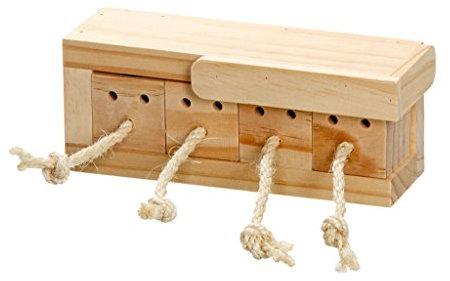 Karlie Rody Brain Train Cube, 4 Klötze L: 21.5 cm B: 8.5 cm H: 7.5 cm natur