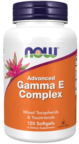 Now Foods, Advanced Gamma-E-Complex, 120 Capsules molles, Testé en Laboratoire, Vitamine E, Sans Gluten, Sans OGM