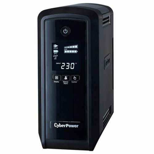 CyberPower CP900EPFCLCD Backup UPS PFC Pure Sinewave 900VA/540W 2 x UK Sockets 4 x IEC