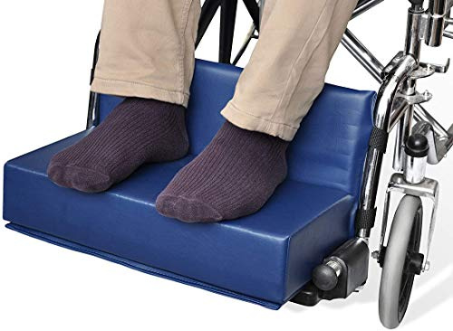 NYOrtho Wheelchair Foot-Rest Extender Elevating Pad - Leg Cushion Protector | Secures Easily with Quick-Release Strap Seat Widths 16 - 20, 1 Foot Platform