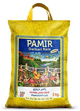 Pamir Darbari aus Indien Langkorn Reis 5 Kg