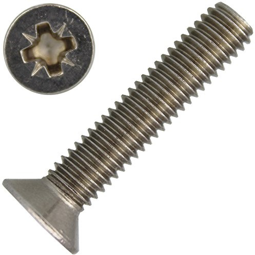 10 Stück Senkkopfschrauben M4 X 55 mit Kreuzschlitz Z DIN 965 Edelstahl A2