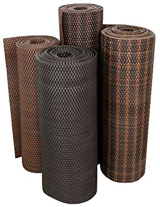Sellon24 Revestimiento de polirratán para balcones, protección visual a medida, antracita, marrón, blanco, negro, cobre, verde, por metros, revestimiento de balcón, 18,99 €/metro cuadrado (m2)