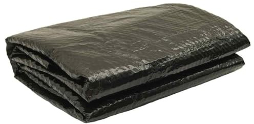 vidaXL Couverture de Piscine Bâche de Piscine Housse de Protection de Piscine Imperméable Extérieur Rond Durable Robuste Noir 527 cm PE