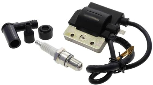 Zündspule Zündkerze Zündkabel + Stecker kompatibel mit Piaggio TPH, SKR 125 | Zündkerzenstecker, 1 m Zündkabel, Langgewinde-Zündkerze; Ref. IND115; kompatibel mit Gilera Runner 125 FX, Runner 125 FX SP
