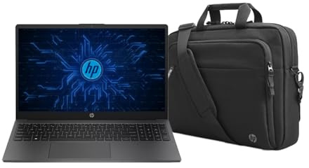 HP PC portátil Notebook, CPU Intel i7-1355u 5.0 GHz, 16 GB RAM, FHD 15,6, SSD Nvme 512 GB, webcam, Win 11 Pro, Libre Office, listo para usar, garantía italiana, bolsa de regalo