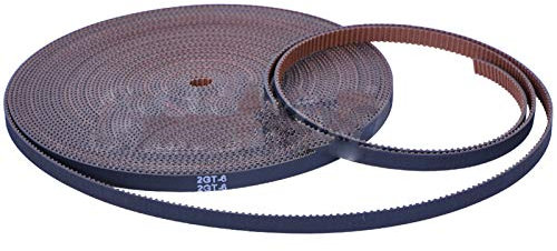 Pilang zxxin-Synchronriemen GT2-Zahnriemen, Breite 6mm 9mm 10mm 15mm, 2GT Gurtsynchronband verschleißfest, 3D-Druckerzubehör Verschleißfest (Color : 20 Meters, Size : 2GT 10mm)