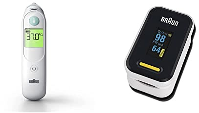 Braun Termómetro de oído ThermoScan 6 IRT6515, 1 Unidad & Oxímetro de pulso 1