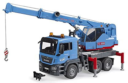 bruder 03771 - Man TGS Kran-LKW - 1:16 Fahrzeuge, Lastwagen, Kranwagen, Kranfahrzeug, Spielzeug ab 4 Jahre