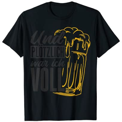 Biertrinken Bier Fun Bierpong Saufen Sauftour Biertrinker T-Shirt