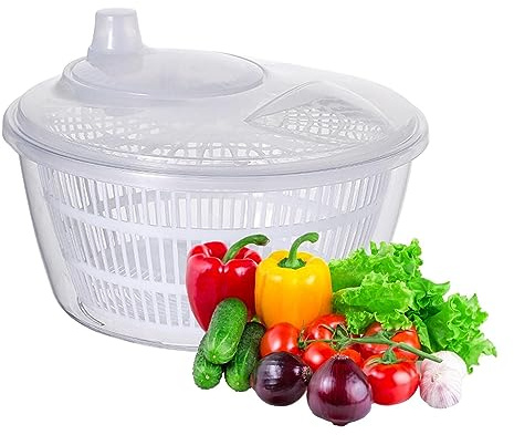 Aznever Essoreuse à laitue - Séchoir à légumes Granessoreuse à SalaLave-Fruits - Essoreuse à SalaPratique et Effic Séchoir à laitue pour Fruits laitue