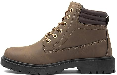 Urban Territory Bill Mens Brown Lace Up Boot - Size 9 UK - Brown