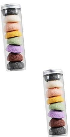 FRCOLOR 16stücke Teiliges Schwamm Sanfte Gesichtsreinigung Peeling Für Empfindliche Haut Feuchtigkeitsspendend Für Tägliche Anwendung Entfernt Make-up Und Unreinheiten Hypoallergen
