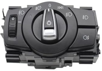 Auto Interieur Trim Aufkleber Für 1 3 Für X1 Serie E90 E91 E92 E93 E84 E81 E82 E87 E88 Auto Scheinwerfer Schalter Montage Kopf Lampe Dreh Knopf Taste Kappe Car Interieur Dekor (Farbe : Model B Assemb