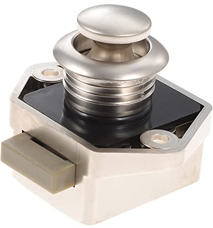 SEWOART 2 Stücke Hohe Grade Zink-legierung Schrank Latch Push Button Lock Keyless Latch Für Tür Rv Boot Möbel