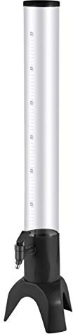 Dispensador de torre de cerveza Dispensador de bebidas cilíndrico, Dispensador de cerveza con escala transparente, grifo y tubo de hielo, Dispensador de cerveza de torre de bebida de vino de jugo de
