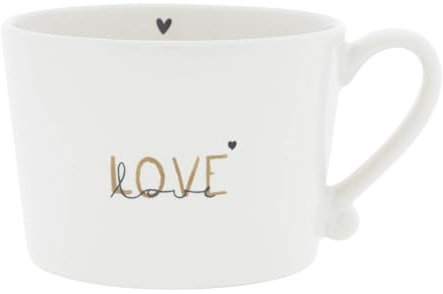 Bastion Collections - Tasse Double Love, Keramik, Tasse, 300 ml, Zuhause