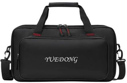 kowaku Tasche für Gitarren-Multieffektpedale, Pedalboard-Reißverschlusstasche, Gigbag, Koffer für Gitarren-Pedalboards, für Bühnenkonzertproben und Reisen
