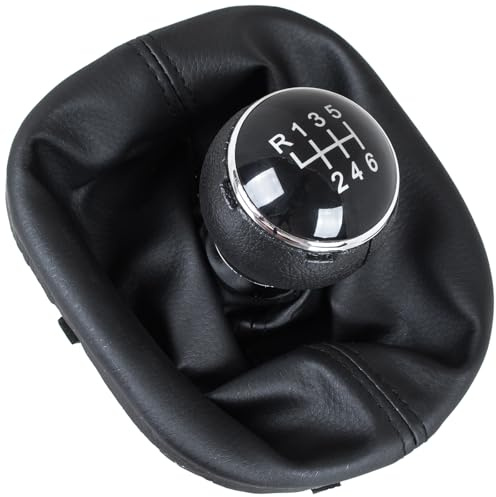 M MODECAR - Compatible avec VW Touran 03-11 Levier de vitesses + manchette 6 vitesses pour 1T0711113A,