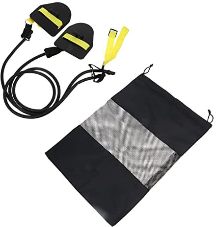 Yardwe Schwimmwiderstandsgürtel Aus TPE-Material Für Outdoor-schwimmtraining Elastisches Trainingsseil Mit Schwimmübungsleine Für Schwimmer Jeder Altersklasse