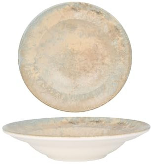 Bonna Plato de pasta - Luz - Porcelana - 24 cm (400cc) - juego de 2
