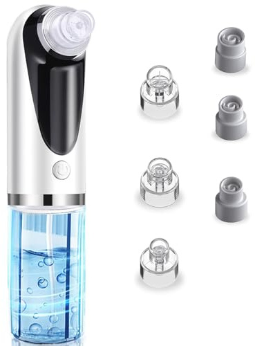 Blackhead Remover Pore Vacuum Blackhead Remover Tool,2025 Upgraded Blackhead Scrubber with 6 Suction Heads Blackhead Extractor Rechargeable Comedone Extractor for Deep Cleansing