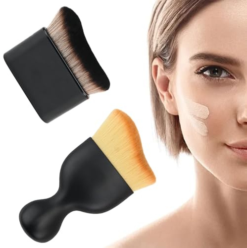 Tan Brush, Self Tanner Applicator, 2PCS | Soft Bristles, Comfortable Handle, for Face Body Leg