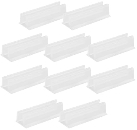 Doslilyy Lichtschlauch-Clips – LED-Streifenhalter, Halterungen, selbstklebend, wasserdicht, 10 Stück, Neonhalterung für Küche, Zuhause, Innen- und Außenbereich