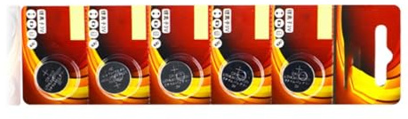 Piles bouton CR1625/1632/1620/1616 à 5 poteaux 3 V pour électronique Design étanche