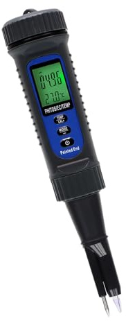 Strumento di analisi dell'acqua dell'ABS forte Misurazione della temperatura Grande schermo LCD Tester per alimenti per la casa Strumento di test liquido funzionale multiplo